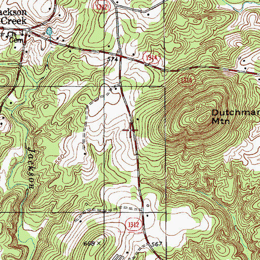 Topographic Map of Schoonbeck Lake, NC