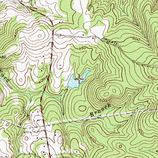 Topographic Map of King Pond, NC