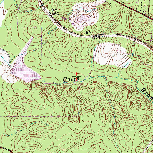 Topographic Map of Crabtree Creek W/S Number Eighteen Dam, NC