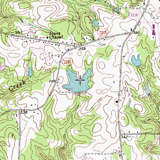 Topographic Map of C N Robertson Pond, NC