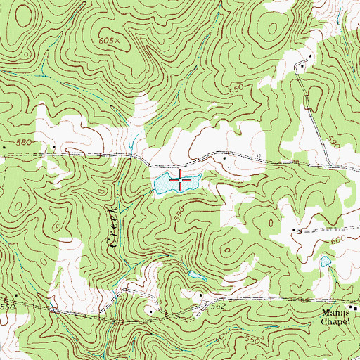Topographic Map of Faircloth Lake, NC