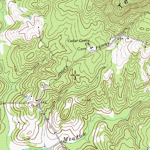 Topographic Map of Williams Pond, NC