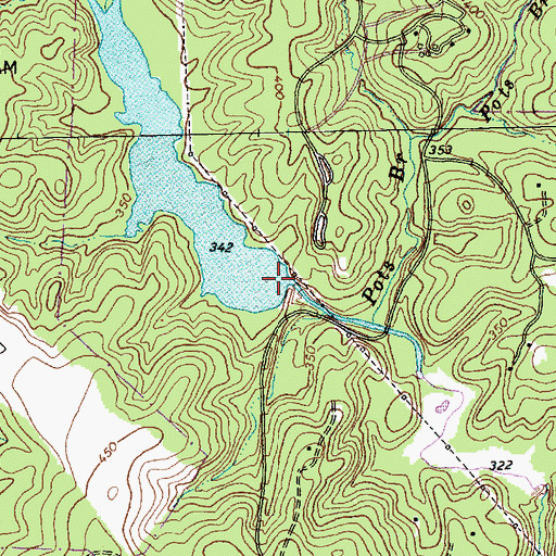 Topographic Map of Umstead Park Lake Upper Dam, NC