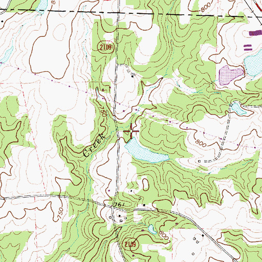 Topographic Map of White Lake Dam, NC