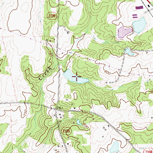 Topographic Map of White Lake, NC