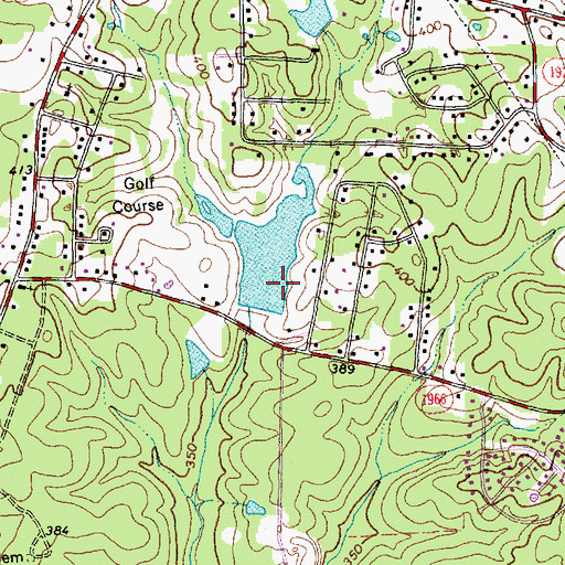 Topographic Map of Lake Shore, NC