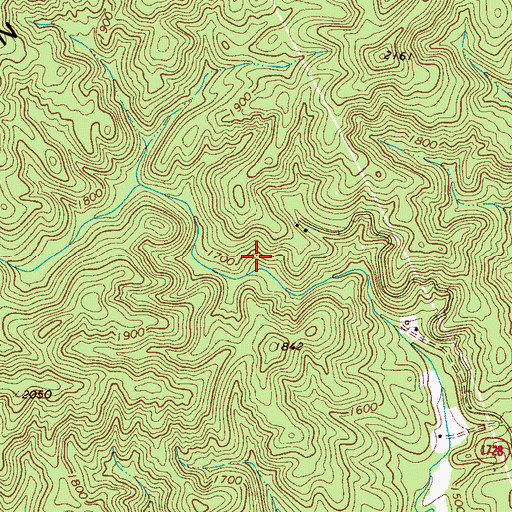 Topographic Map of Girl Scout Dam, NC
