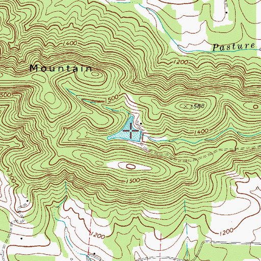 Topographic Map of Mathis Lake, NC