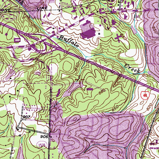 Topographic Map of Daniel Lumber Company Lake Dam, NC